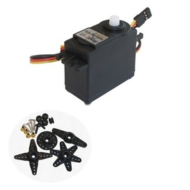Servo Motor, Plastic Gears, 360 Degrees
