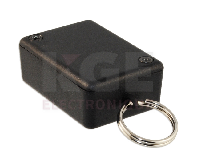 1551GRBK - Boîtier Miniature en Plastique avec Attache - Noir, 1.97