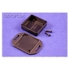 1551QFLBK - Plastic Miniature Flanged Enclosure - Black, 1.58