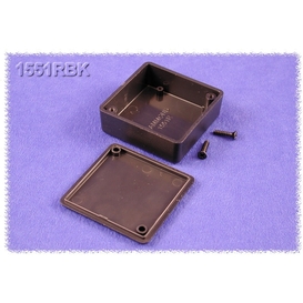 1551RBK - Plastic Miniature Enclosure - Black, 1.97