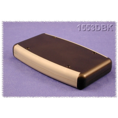 1553DBK - Plastic Soft Sided Enclosure - Black & Grey, 5.8