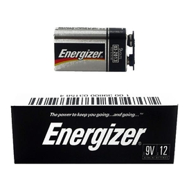Batteries Alcalines 9V Energizer - Paquet de 12