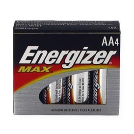 Batteries Alcalines AA Energizer - Paquet de 4