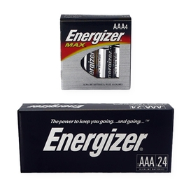 Batteries Alcalines AAA Energizer - Paquet de 24