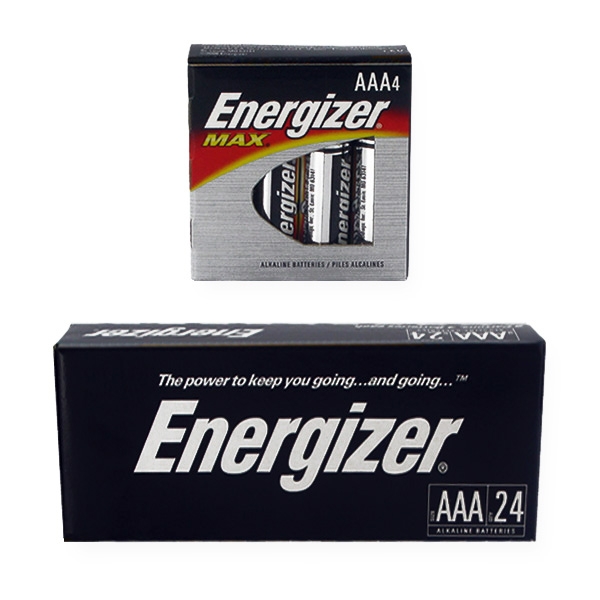 Batteries Alcalines AAA Energizer - Paquet de 24