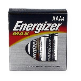 Batteries Alcalines AAA Energizer - Paquet de 4