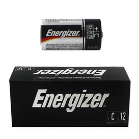 Batteries Alcalines C Energizer - Paquet de 12