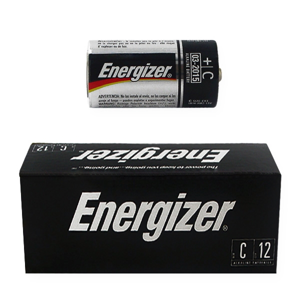 Energizer C Alkaline Batteries - 12 Pack