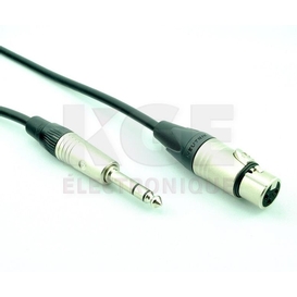 Digiflex C1-XFS - Câble XLR Femelle à 1/4