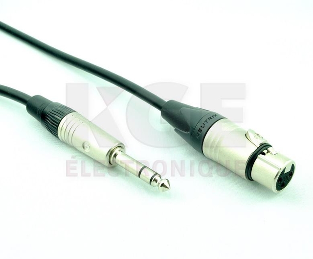 Digiflex C1-XFS - Câble XLR Femelle à 1/4