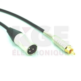 Digiflex CXMF-20 - 20ft XLR Male to RCA Cable