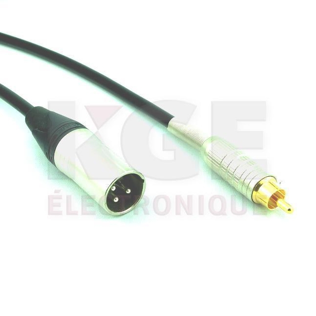Digiflex CXMF-20 - Câble XLR Mâle à RCA 20'