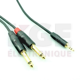 Digiflex HIN-1K-2PB-10 - Câble 1/8