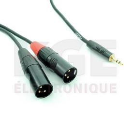 Digiflex HIN-1K-2XMB-6 - Câble 1/8