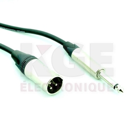 Digiflex N3-XMP - Câble XLR Mâle à 1/4