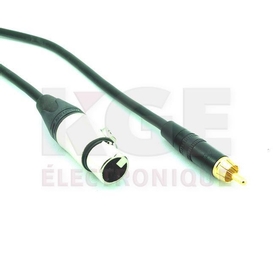 Digiflex NXFR-10 - Câble XLR Femelle à RCA 10'