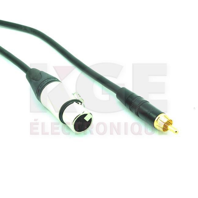 Digiflex NXFR-10 - Câble XLR Femelle à RCA 10'
