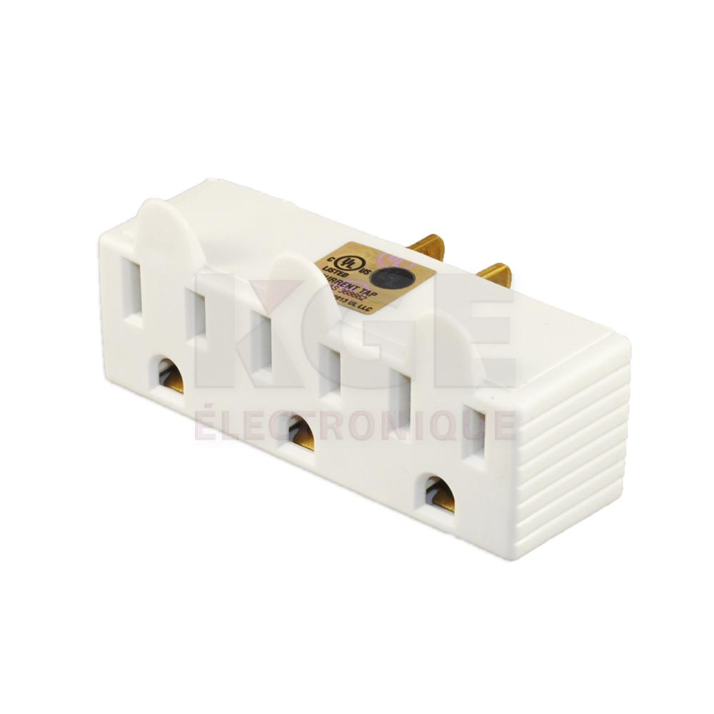 Multiprise 3 Prises Blanc