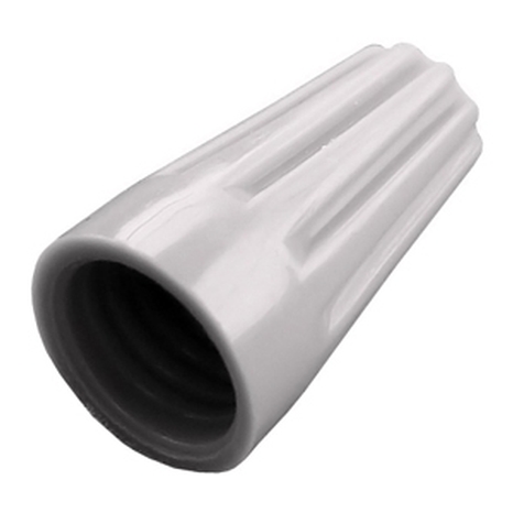 300V Grey Wire Caps - 10-Pack