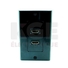 2-Port HDMI Wall Plate Kit, Decora Black