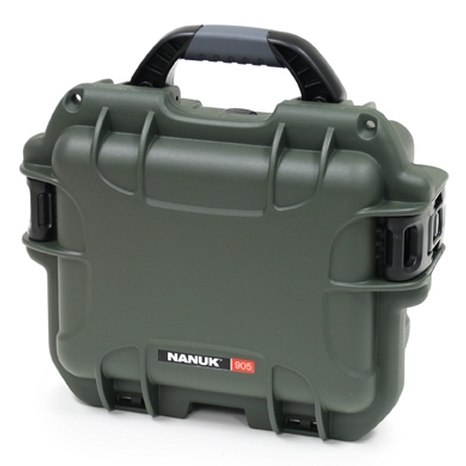 Nanuk 905 Olive Case with Foam