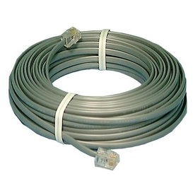 25ft 6-Conductor Telephone Extension Cable