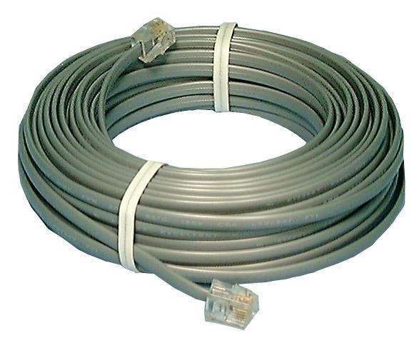 14ft 6-Conductor Telephone Extension Cable