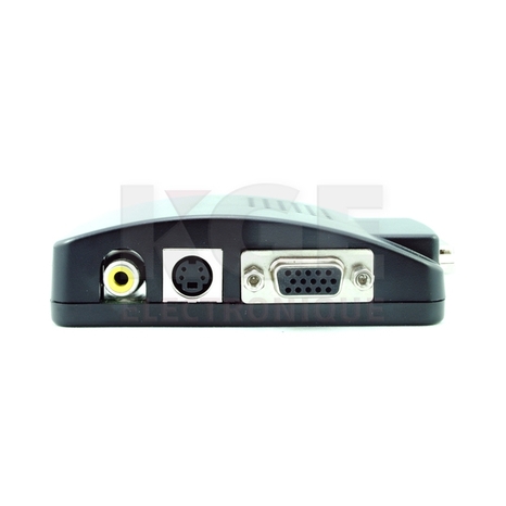 Convertisseur BNC / RCA / S-Vidéo à VGA