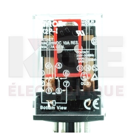 110 VAC Round 8-Pin DPDT Relay