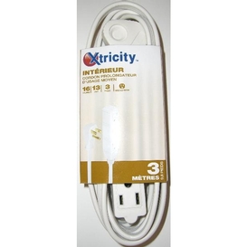 3 Meter 3 Outlet 16/3 SPT-3 Extension Cord