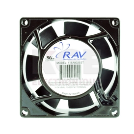 Ventilateur 120V AC -  80mm x 80mm x 25 mm 23CFM
