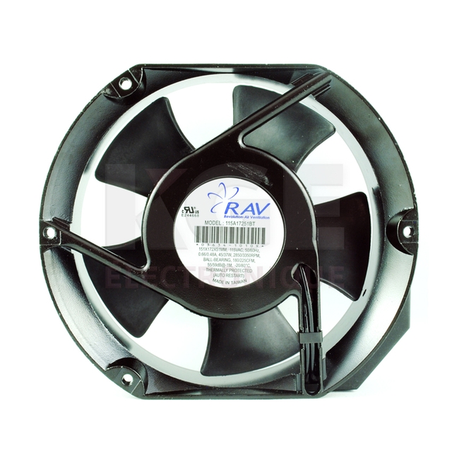 110V 45 / 37W Fan - 151 x 172 x 51 mm
