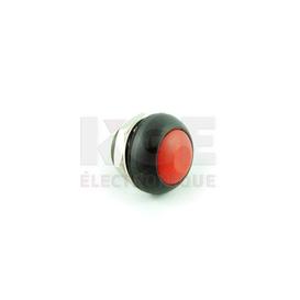 Miniature Red Push-On (ON Momentary) Switch