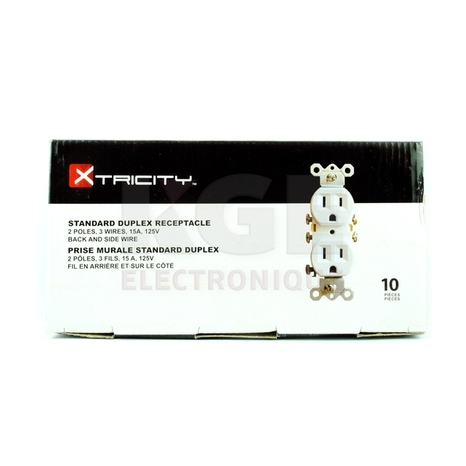 10-Pack Standard Duplex Receptacle