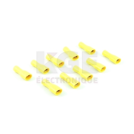 Terminaux 12-10G Isolés Femelles 0.250