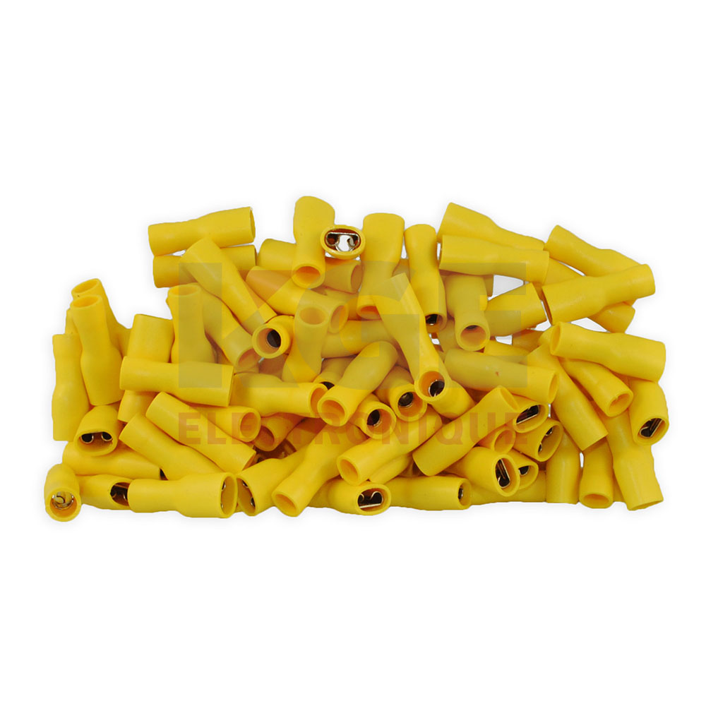 Terminaux 12-10G Isolés Femelles 0.250