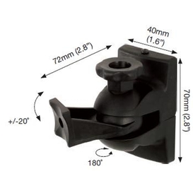 Supports Muraux pour Haut-Parleurs de Cinéma Maison - Paire