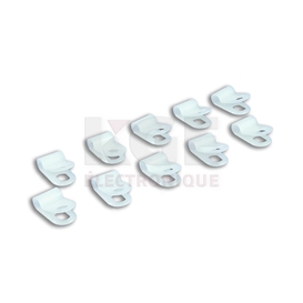 10-Pack White 1/8