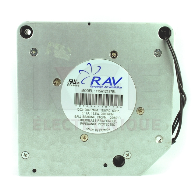 120x120x37mm 115V Metal Fan