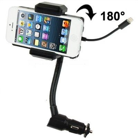 Universal FM Transmitter + Car Charger + Hands Free Kit for iPhone 5
