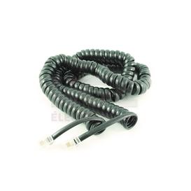 Fil Spiral Noir 14' pour Téléphone