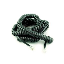Fil Spiral Noir 25' pour Téléphone