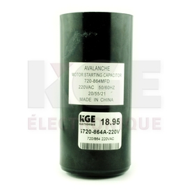 Condensateur pour Moteur 720-864MFD 220 VAC