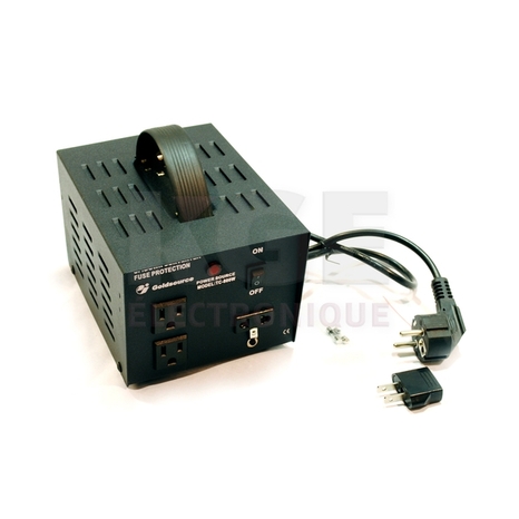 Convertisseur de Voltage 220-240V 110-120V 800W