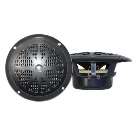 4' Dual Cone Waterproof Stereo Speaker System (Pair)
