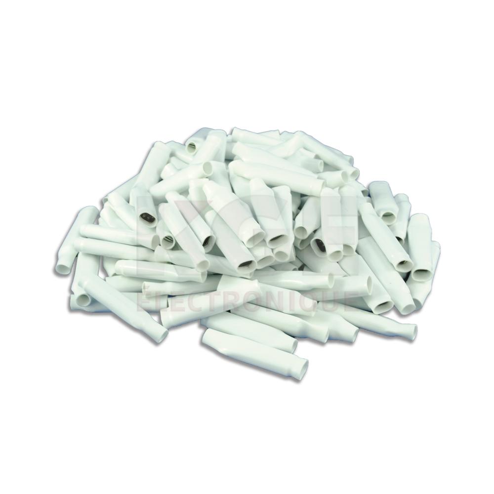 White B-Wire Connectors - 100-Pack
