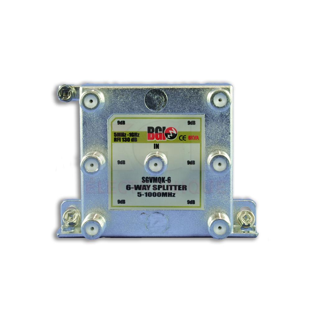 5-1000MHz 6-Way Splitter