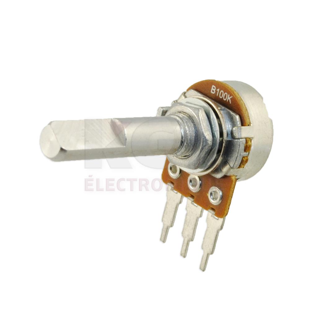 Potentiomètre Miniature 16mm 100K