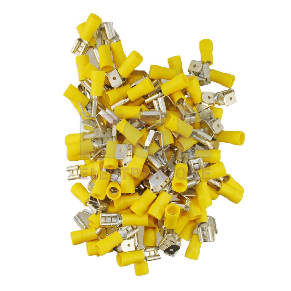 100-Pack 12-10 Insulated Piggyback Disconnects