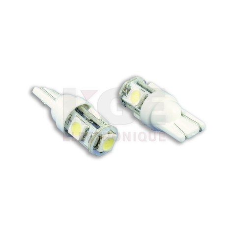2-Pack White 194 LED Bulbs